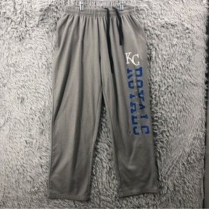 MLB General Merchandise Sweatpants Mens Large KC Kansas City Royals Baseball